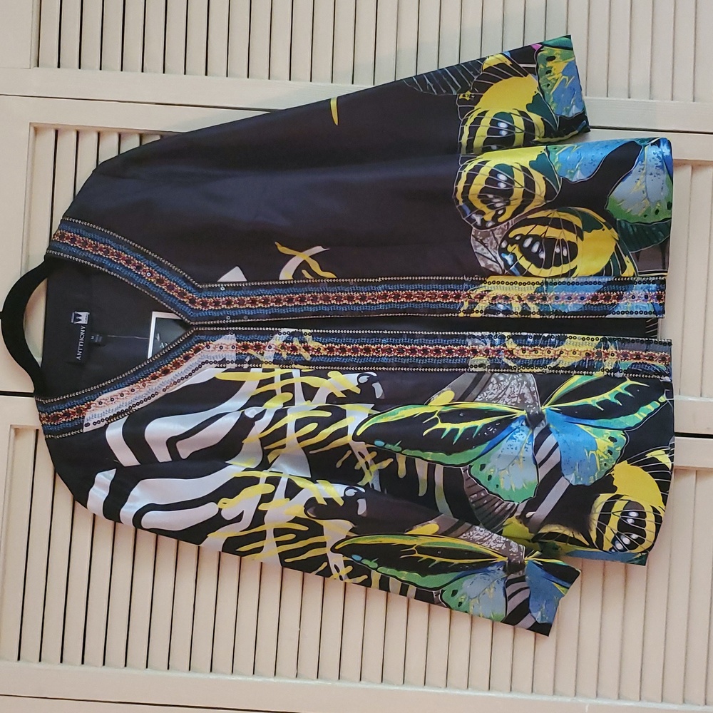 ANTTHONY ORIGINAL, NEW,3/4 JACKET. SIZE MEDIUM.